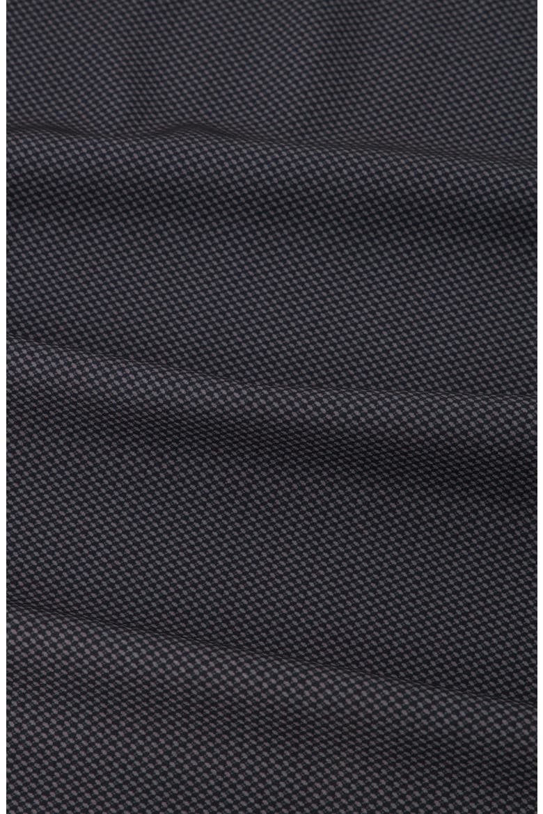 Modern Fit Geometric Print 4-Way Stretch Button-Up Shirt, Alternate, color, BLACK