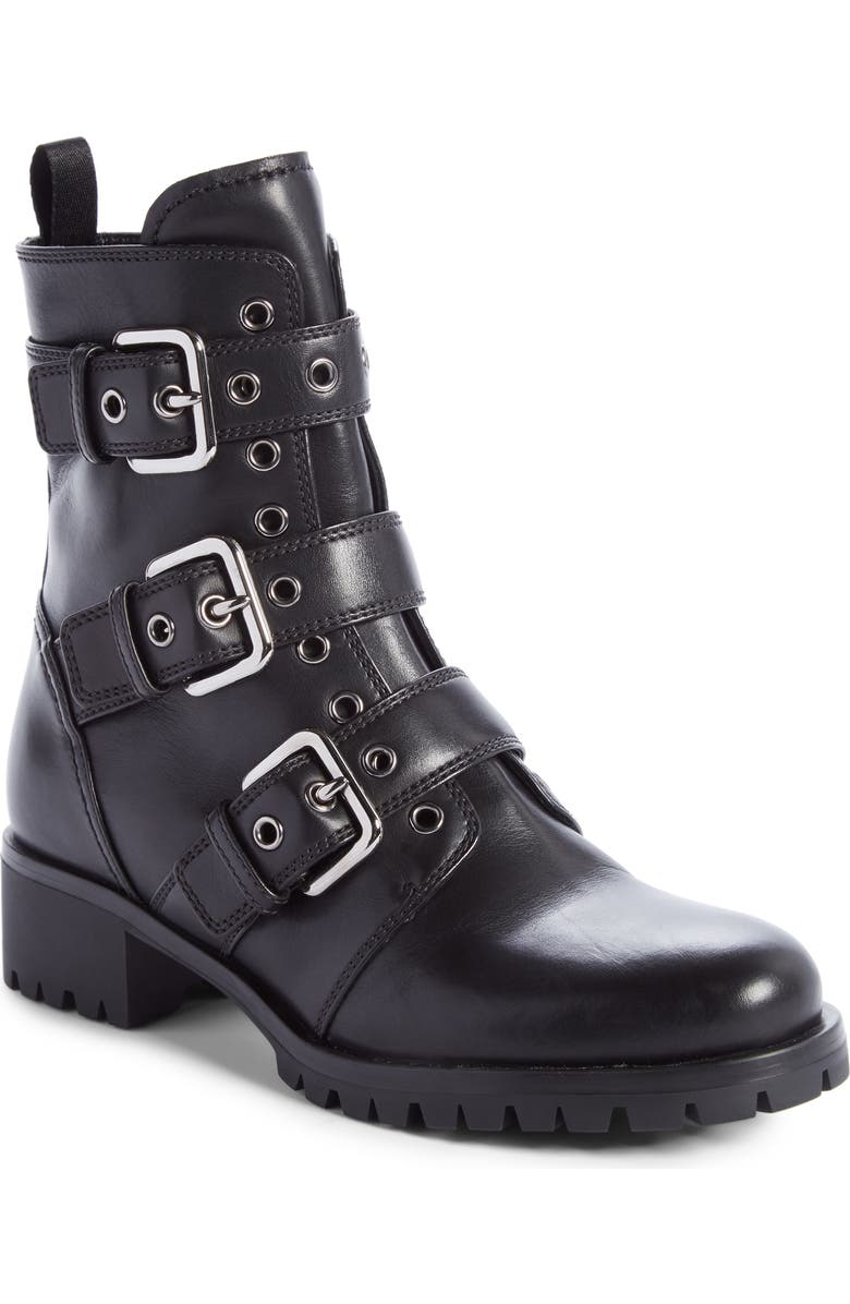 Prada Buckle Boot, Main, color,