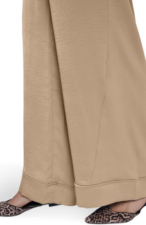 Dkny Wide Leg Pants In Brown
