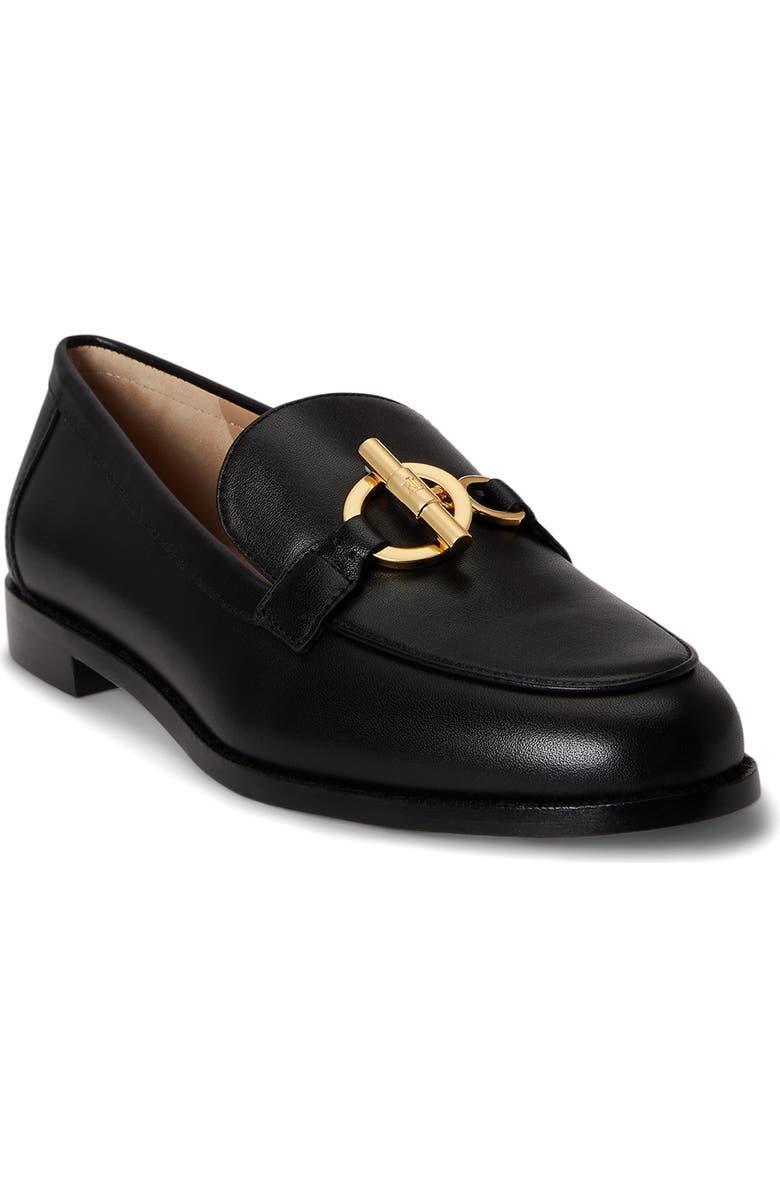 Ralph Lauren Blaike Loafer, Main, color, Black