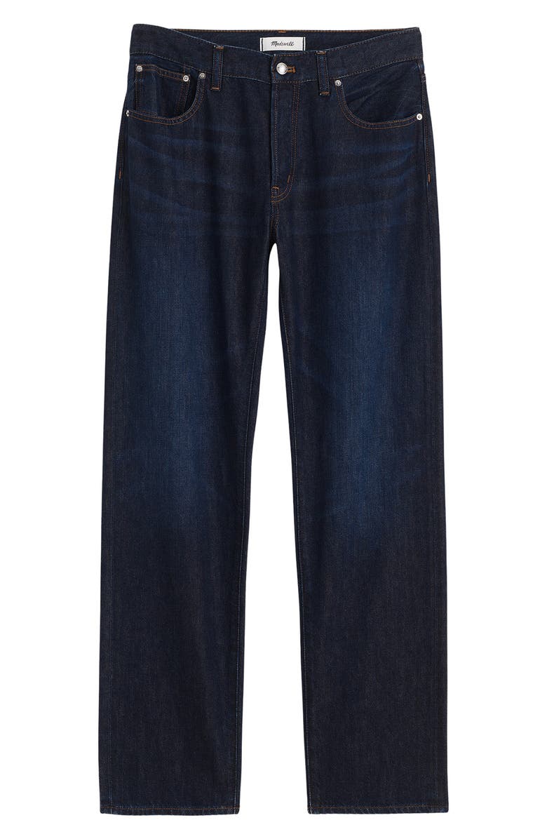 Madewell The Dean SoftDrape Easy Straight Jeans, Alternate, color, Foundry Wash