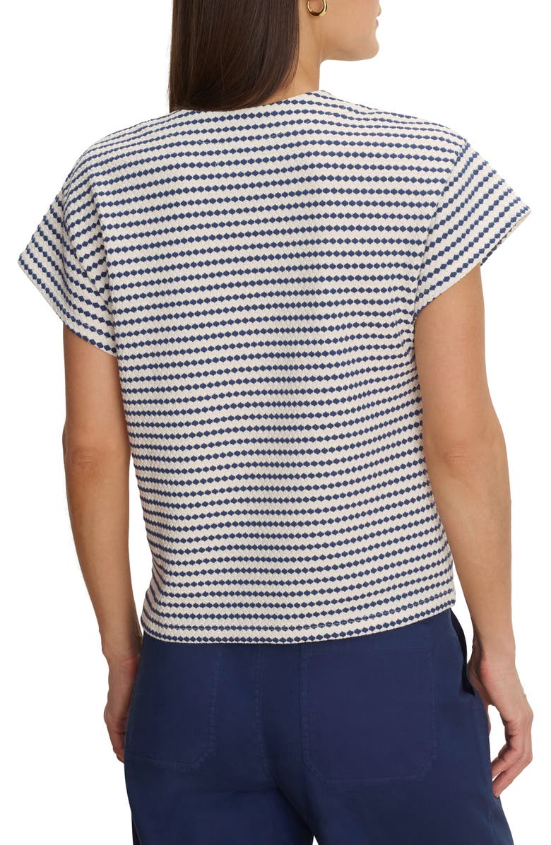 NIC+ZOE Diamond Stripe Top, Alternate, color, Indigo Multi