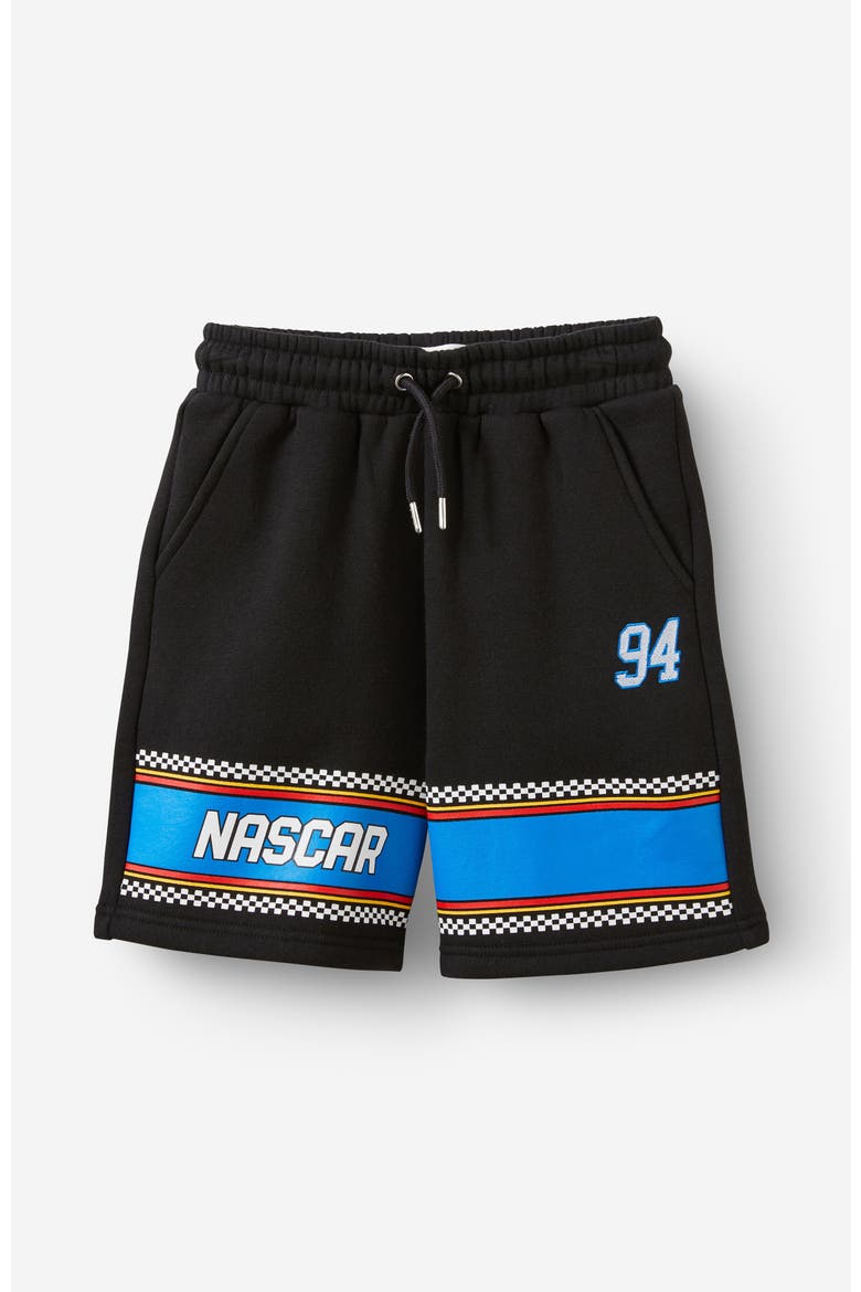 Kid's License Fleece Short, Main, color, Lcn Nsr Black Nascar Racing
