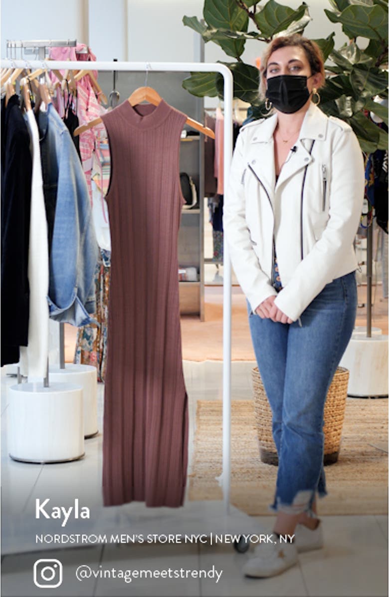 Cynthia Mock Neck Tank Mididress, sales video thumbnail