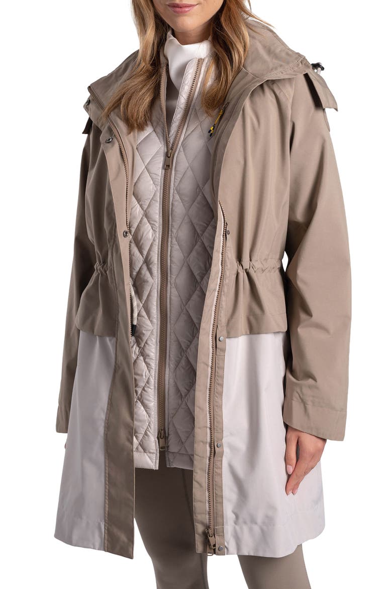 Aubrey 3-in-1 Waterproof Jacket, Main, color, OYSTER