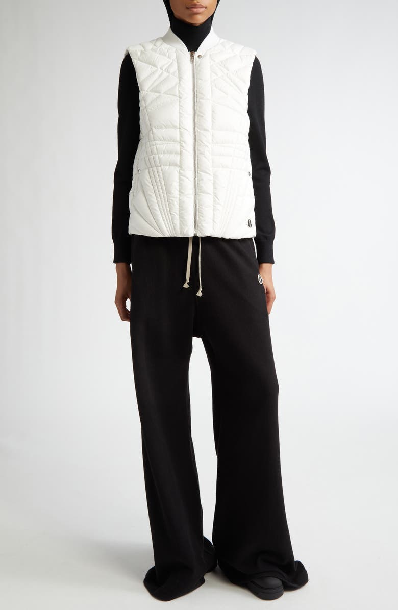 Moncler x Rick Owens Megapenta Quilted Down Flight Vest, Alternate, color, 