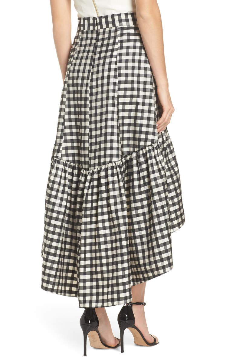 Eliza J Ruffle Asymmetrical Skirt, Alternate, color, 