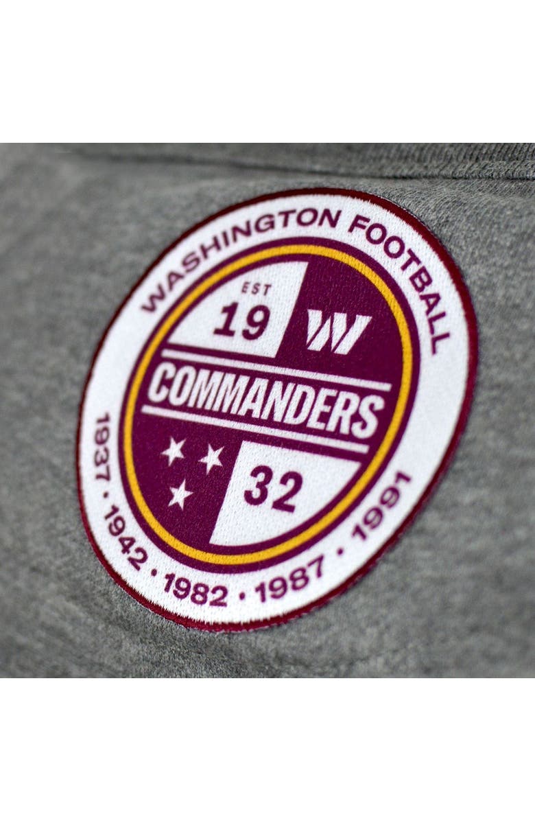 DC Proper Men's DC PROPER Heather Gray Washington Commanders Signature Raglan Vintage Pullover Sweatshirt, Alternate, color, Heather Gray