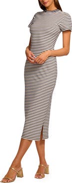 Ramy Brook Skye Pattern Knit Midi Dress