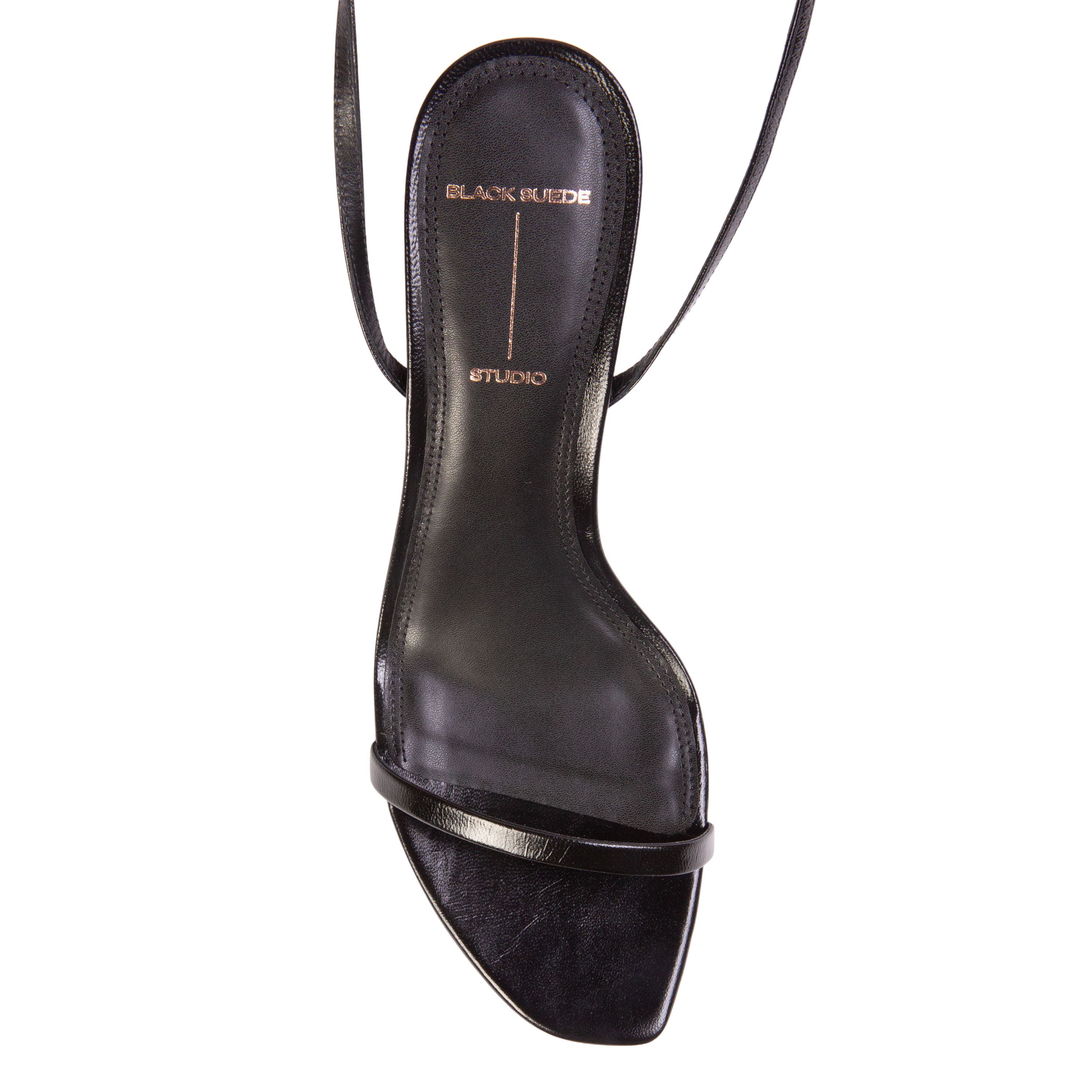 Slone65 Sandal, Alternate, color, Black leather