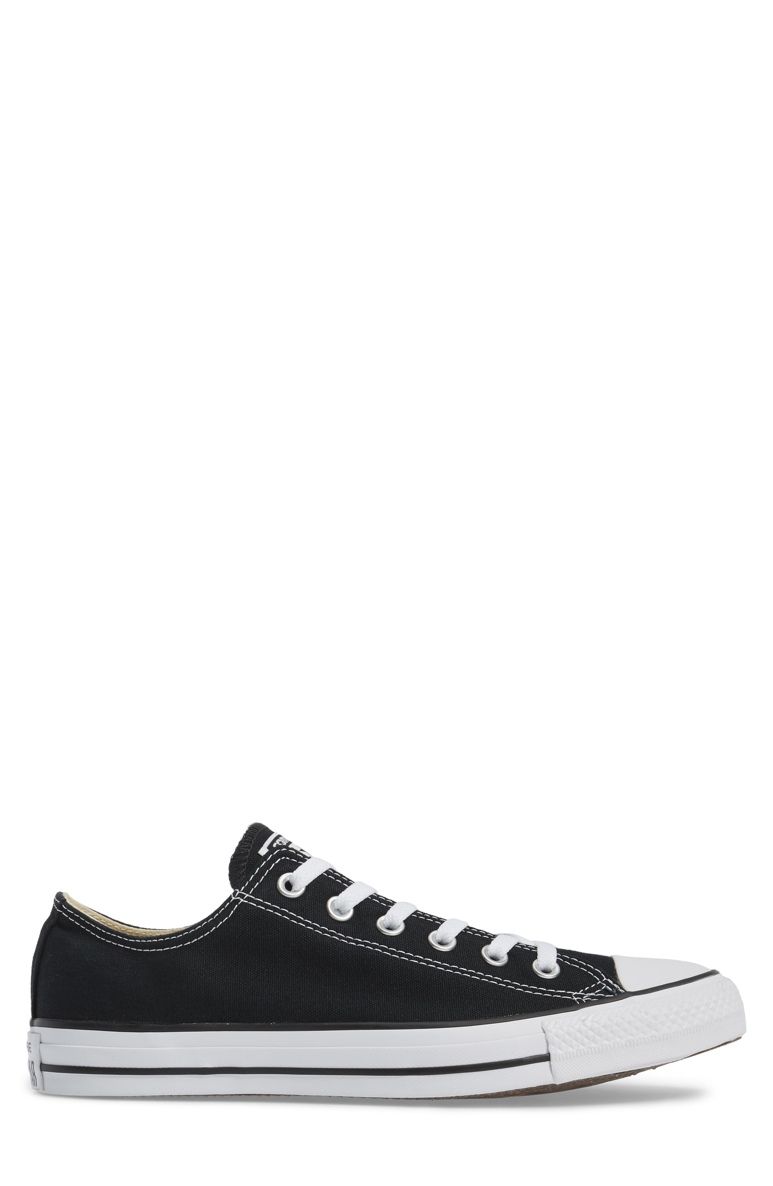 Converse Chuck Taylor<sup>®</sup> All Star<sup>®</sup> Low Top Sneaker, Alternate, color, Black