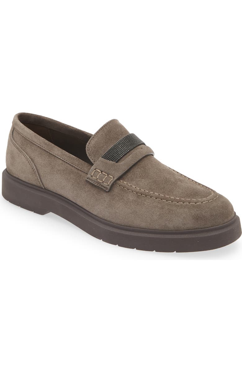 Brunello Cucinelli Monili Trim Loafer, Main, color,