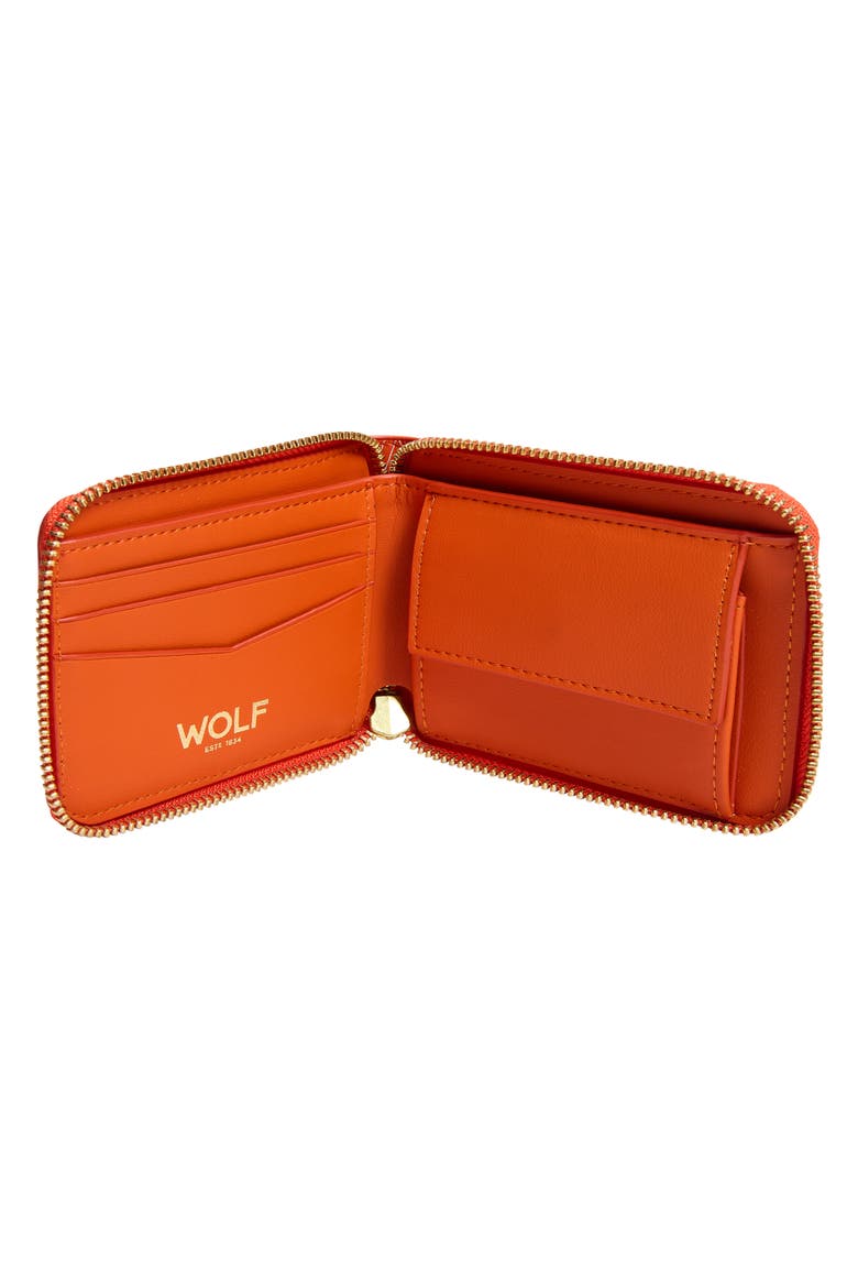 Signature Zip Wallet, Alternate, color, Orange