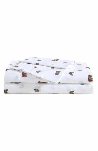 Buddy Camping 200 Thread Count Cotton Percale Full Sheet Set