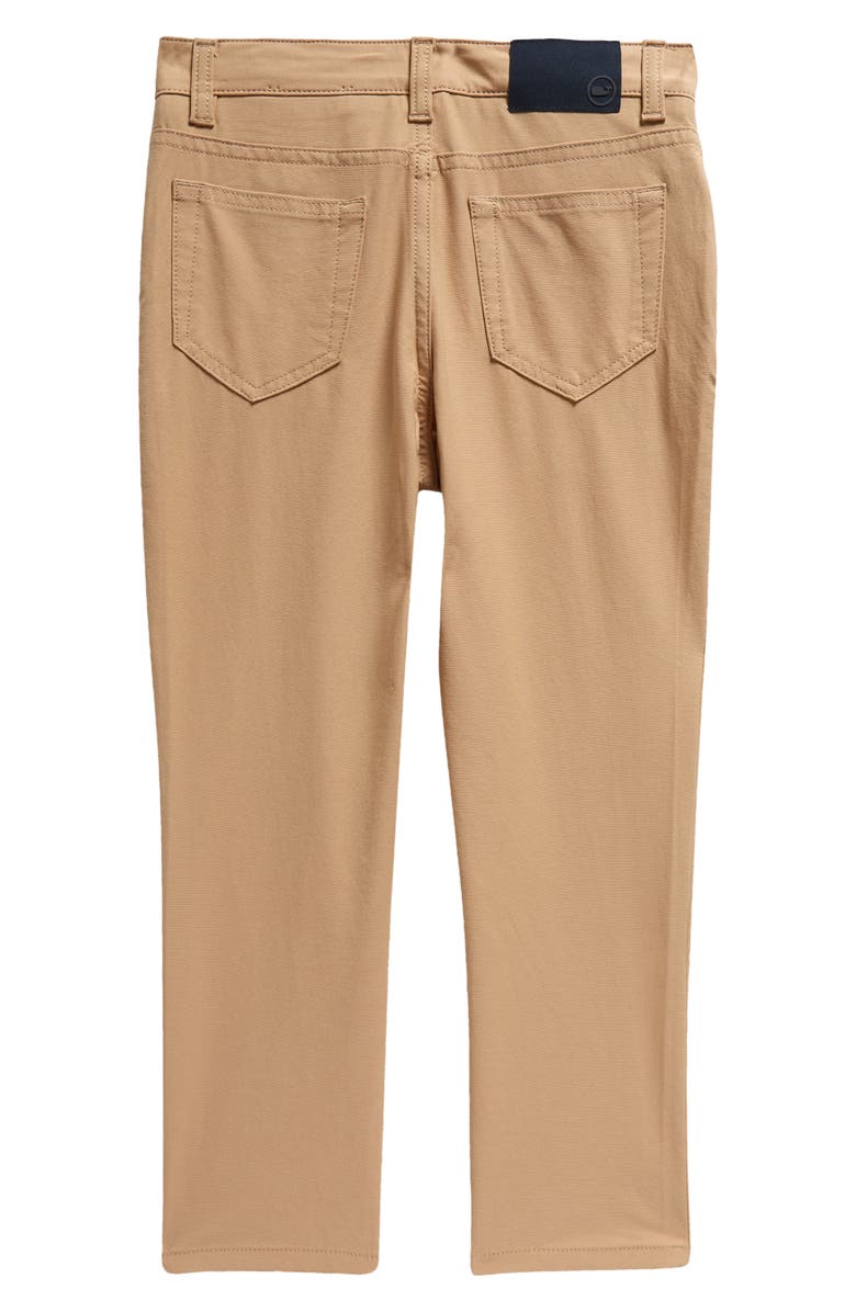 vineyard vines Kids' On-The-Go Stretch Cotton Pants, Alternate, color, Officer Khaki
