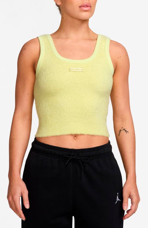 Jordan Air  Sweater Tank In Yellow