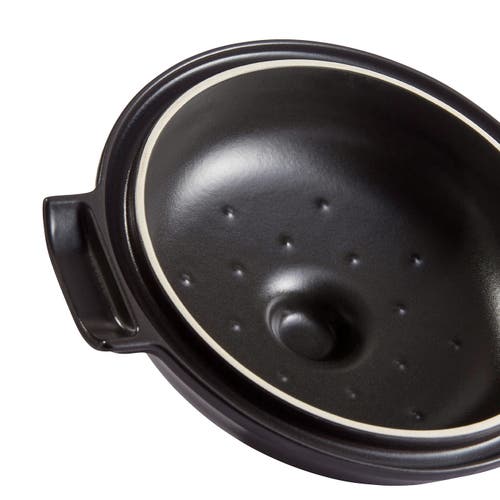 Emile Henry Delight 4.25 Quart Round Dutch Oven, Slate In Slate