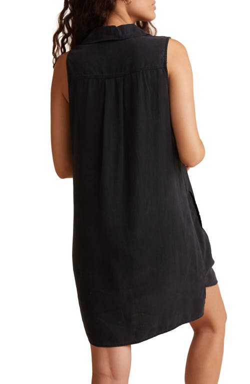 Bella Dahl Sleeveless A-line Minidress In Black