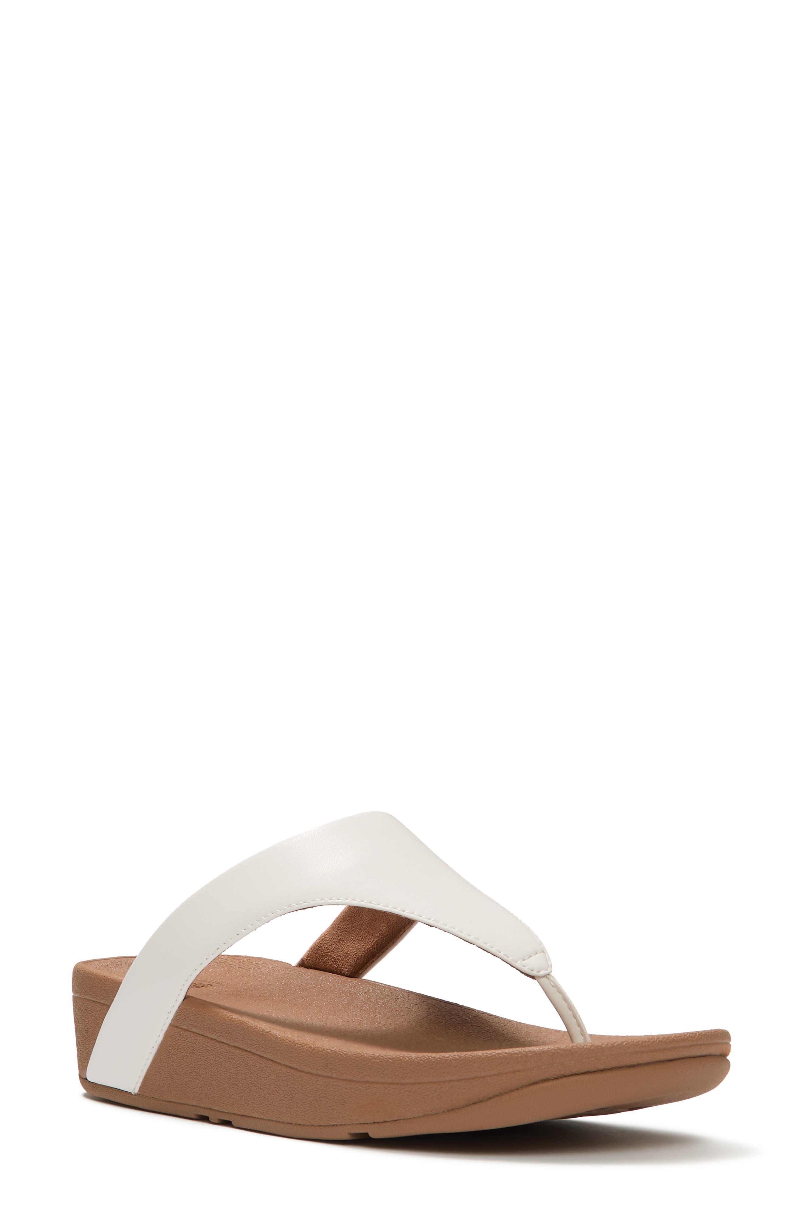 Flowrise Wedge Flip Flop, Main, color, URBAN WHITE