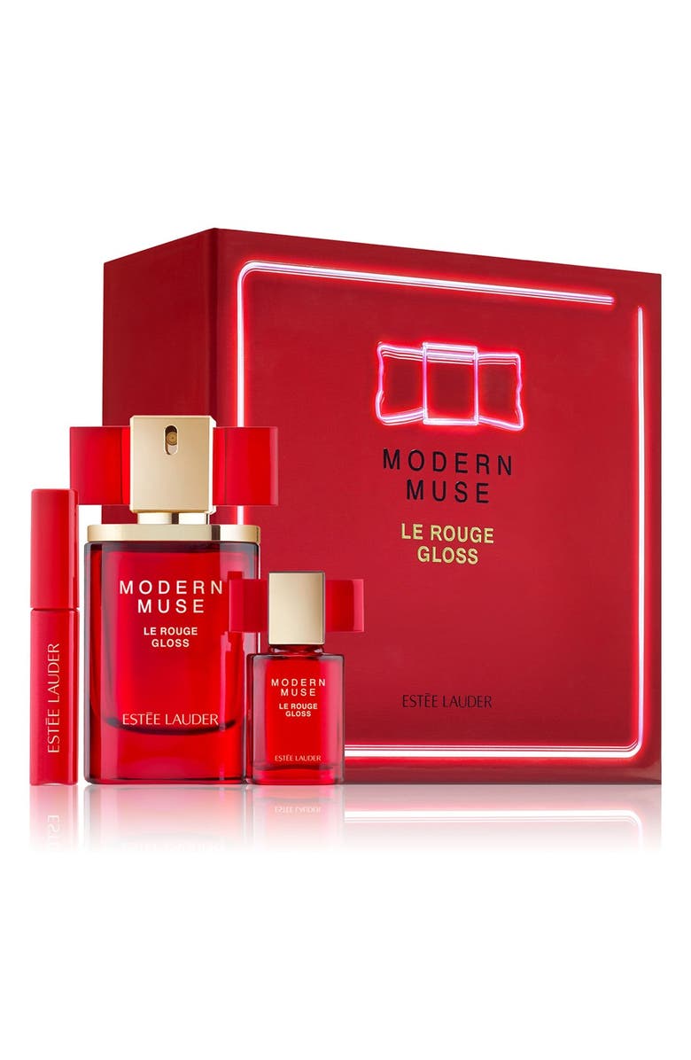 Estée Lauder 'Modern Muse Le Rouge Gloss' Set, Main, color, 