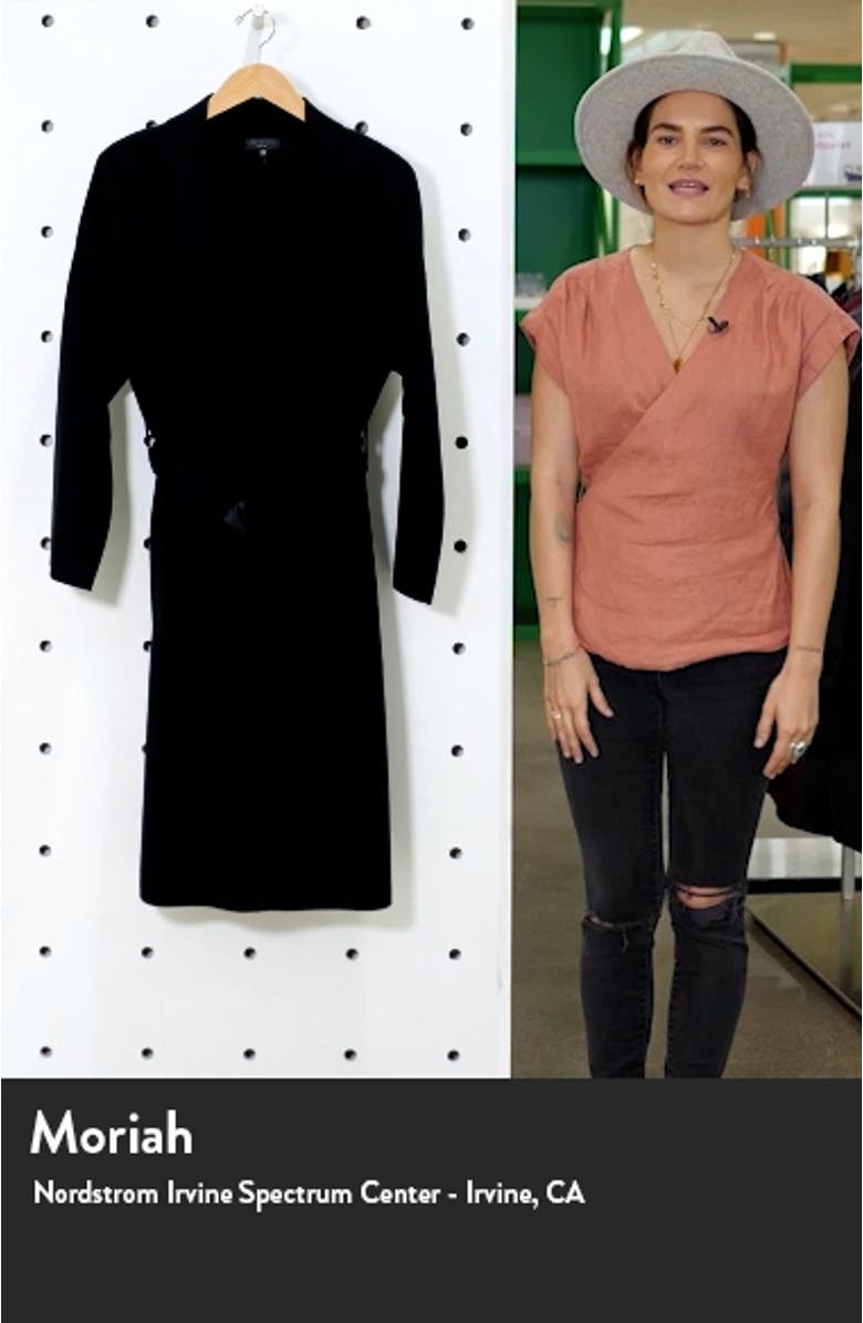 Emory Merino Wool Sweater Coat, sales video thumbnail