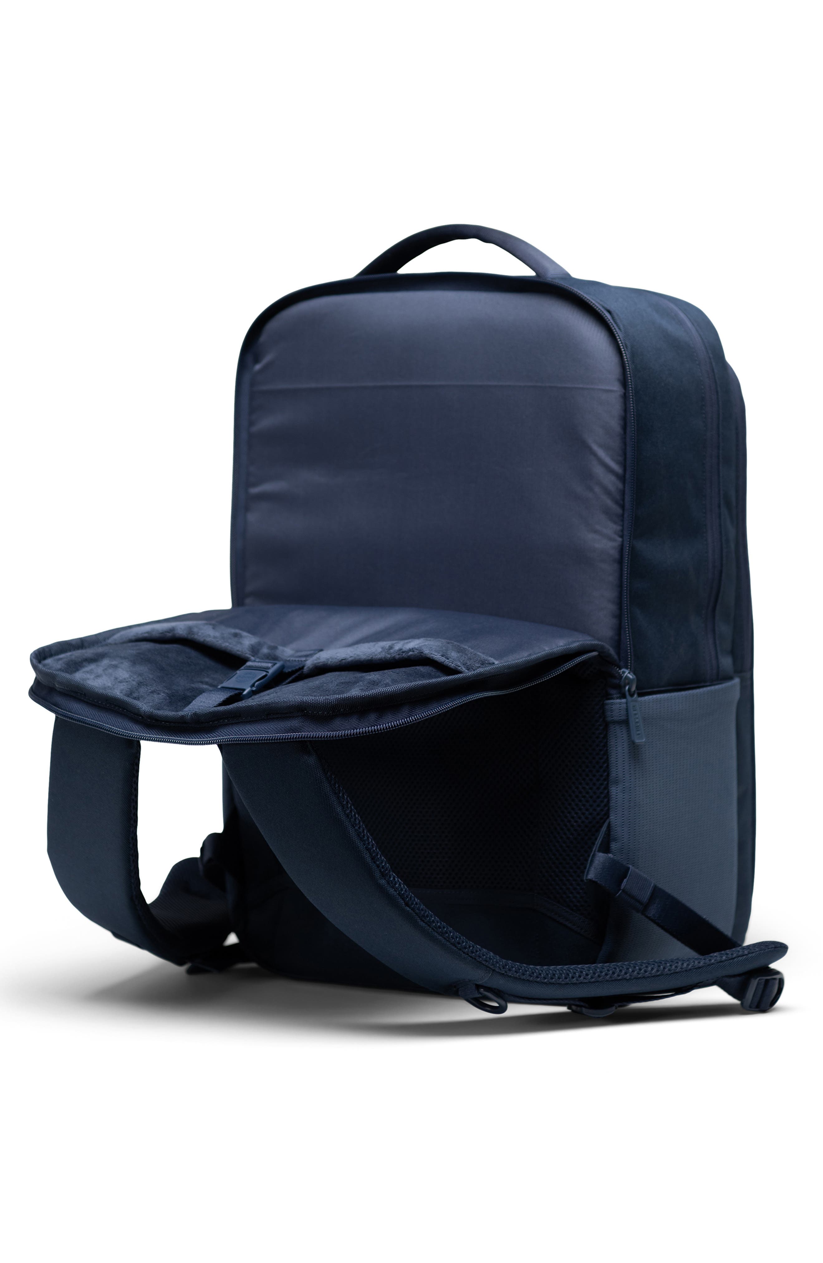 Kaslo Recycled Polyester Tech Backpack, Alternate, color, MOOD INDIGO TONAL
