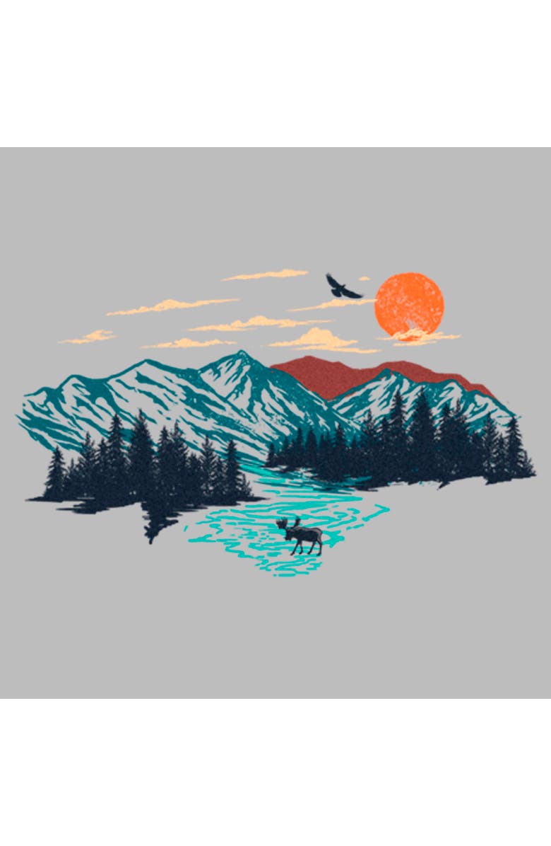 Lost Gods Men's Lost Gods Idyllic Outdoor Scene Graphic T-Shirt, Alternate, color, Athletic Heather