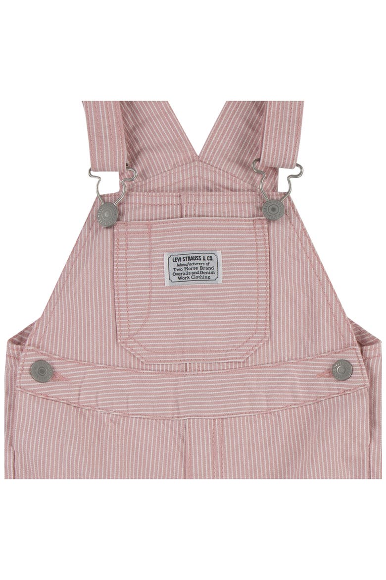 Railroad Stripe Cotton Overalls, Alternate, color, Z/DNU/RED/ WHITE STRIPE