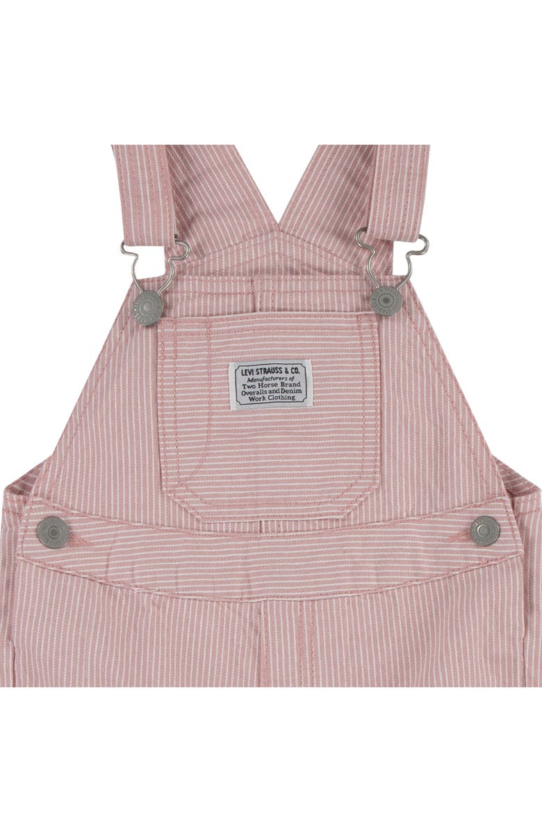 Levi's<sup>®</sup> Railroad Stripe Cotton Overalls, Alternate, color, 