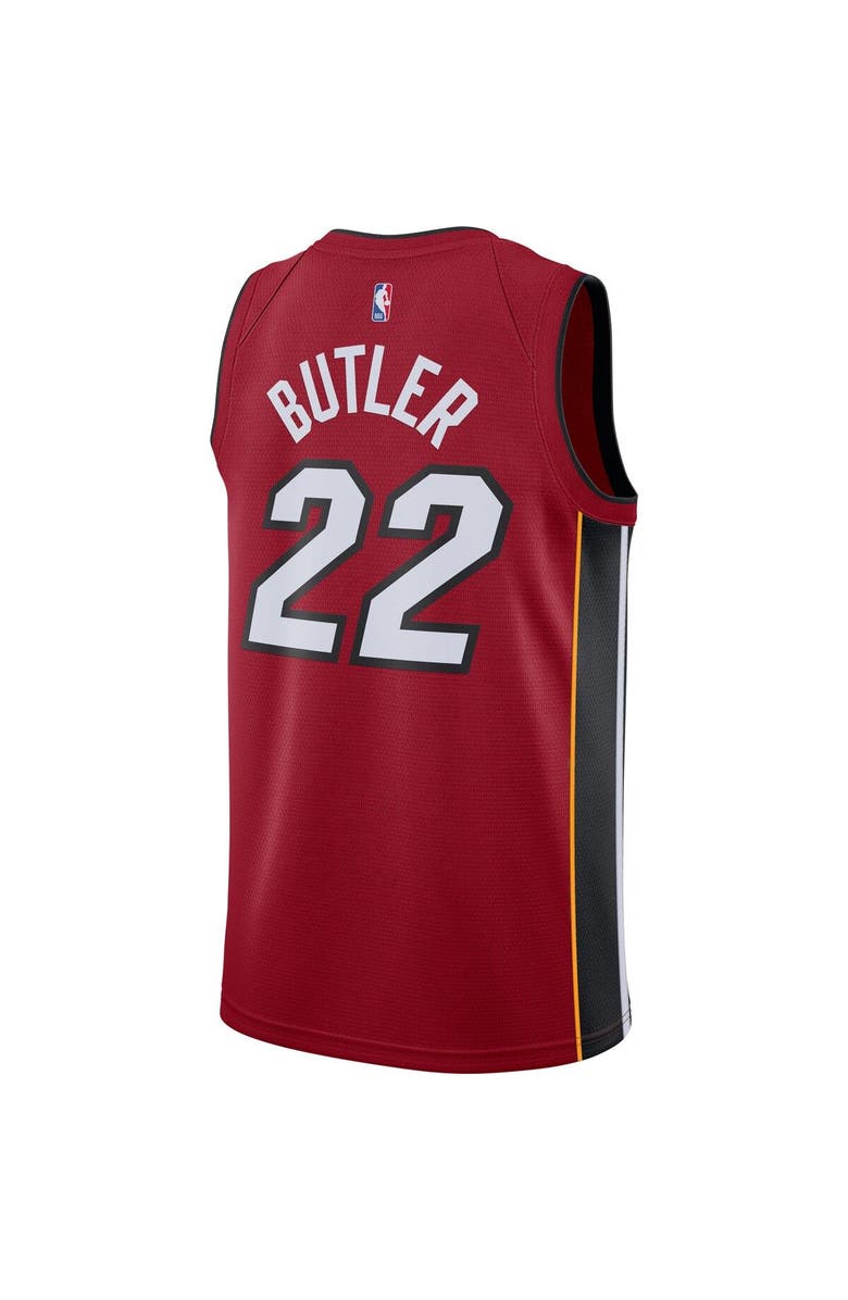 Jordan Brand Men's Jordan Brand Jimmy Butler Red Miami Heat 2020/21 Swingman Jersey - Statement Edition, Alternate, color, 
