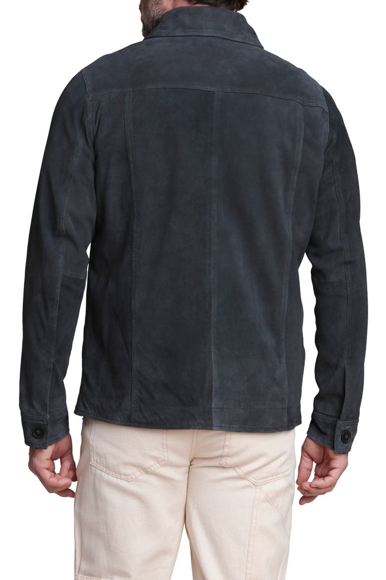 Suede Barn Jacket, Alternate, color, DUSK
