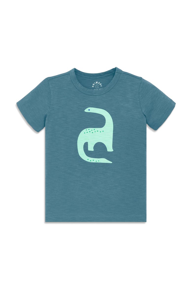 Kids Dino Tee, Main, color, Slate Blue Dinosaur
