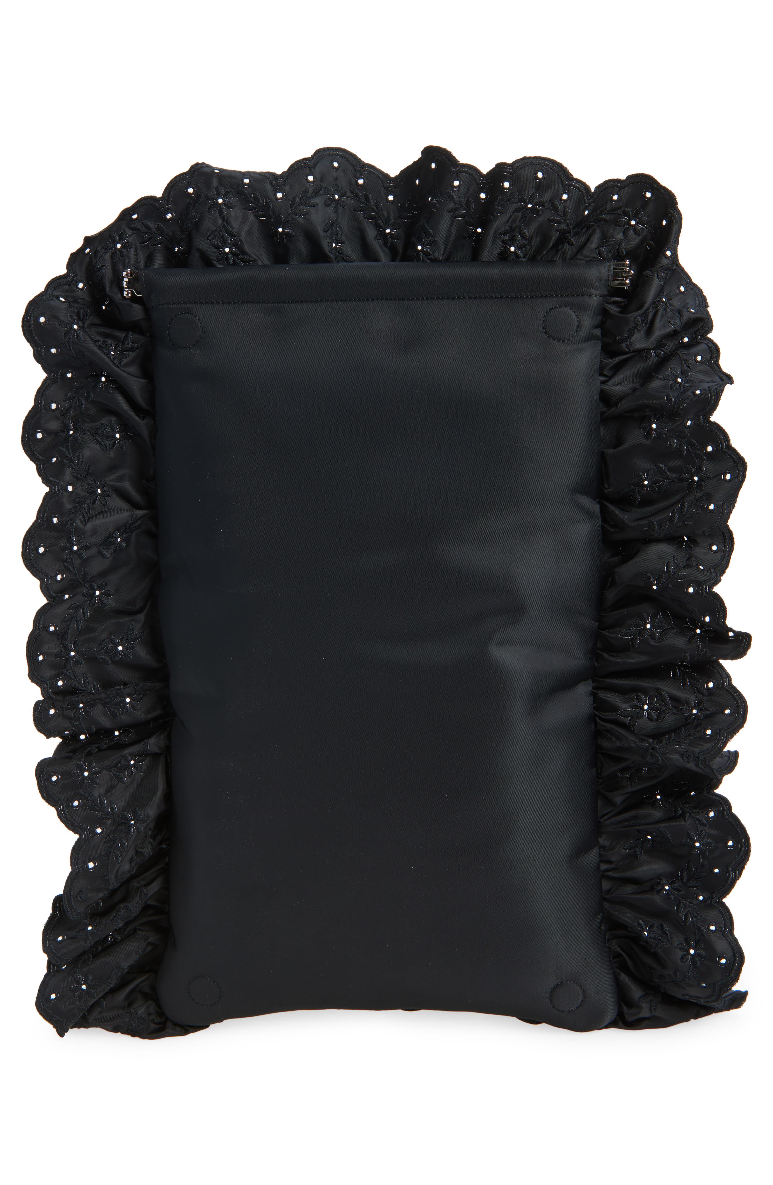 Simone Rocha Pillowcase Clutch, Alternate, color, Black/ Jet
