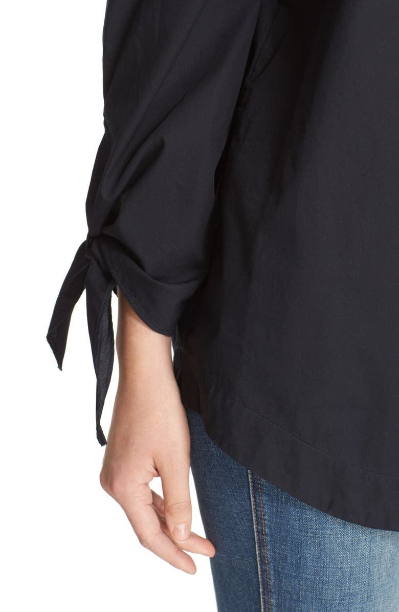 Free People 'Show Me Some Shoulder' Off the Shoulder Cotton Blouse, Alternate, color, 