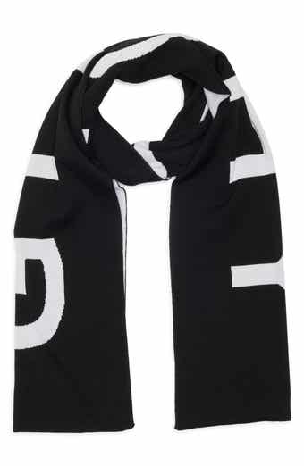 Givenchy Intarsia Logo Wool Scarf