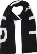 Givenchy Intarsia Logo Wool Scarf