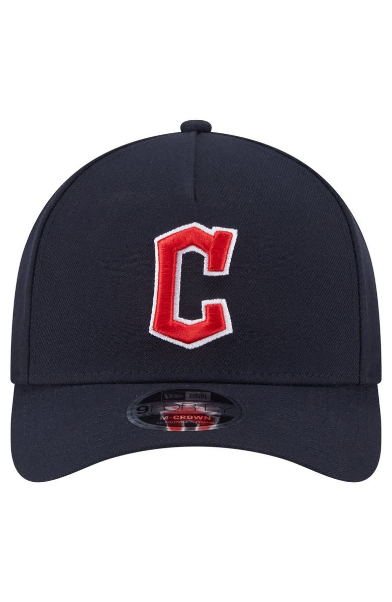 New Era Men's New Era Navy Cleveland Guardians 9FORTY M-Crown Adjustable Hat, Alternate, color,