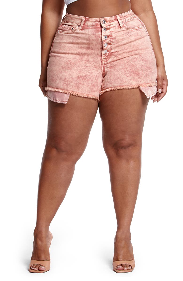 Fashion to Figure High Waist Cutoff Shorts, Main, color, 