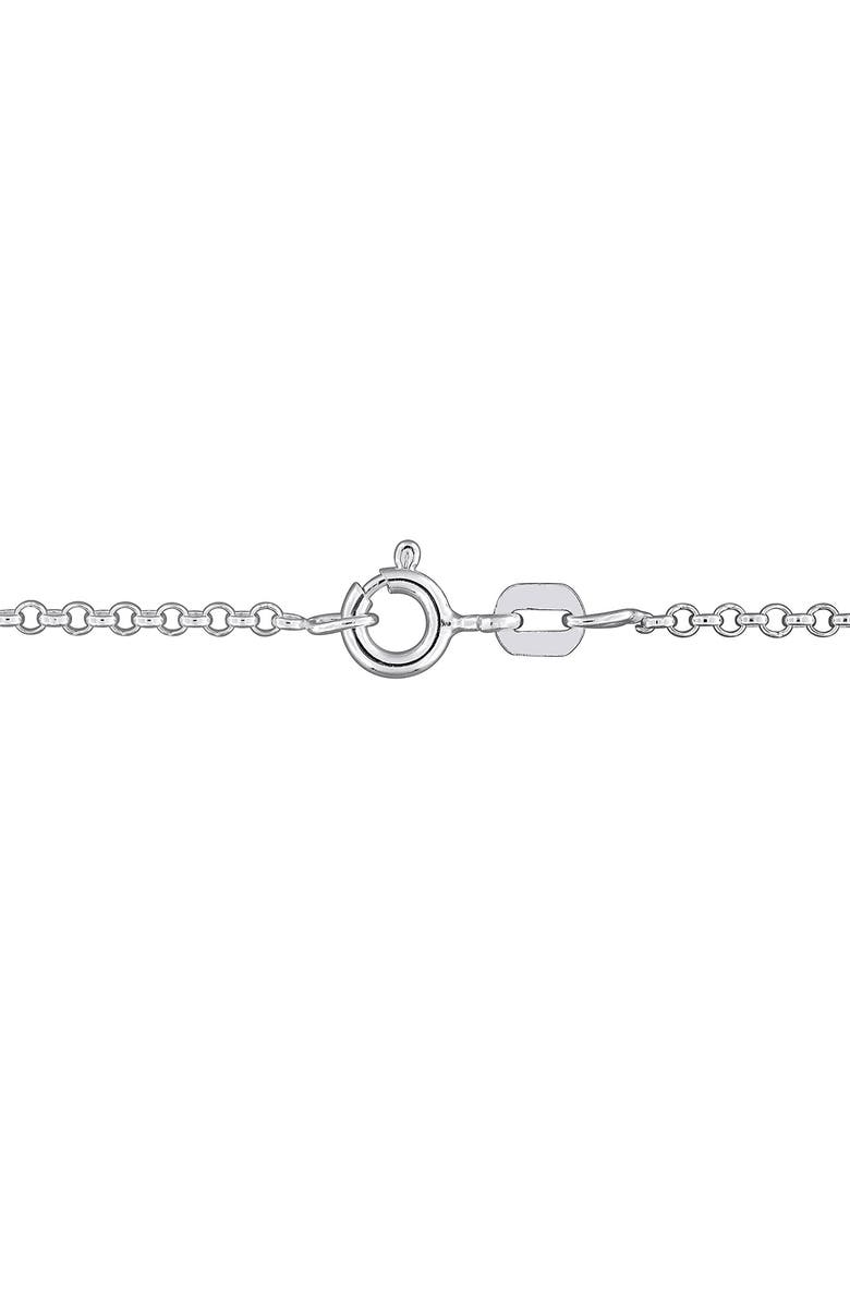 DELMAR Rolo Chain Necklace, 1.60mm, Alternate, color, Silver