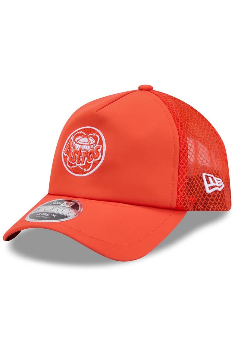 Men's New Era Orange Houston Astros 2026 Batting Practice Alternate Apex 9FORTY Adjustable Hat, Main, color, Orange