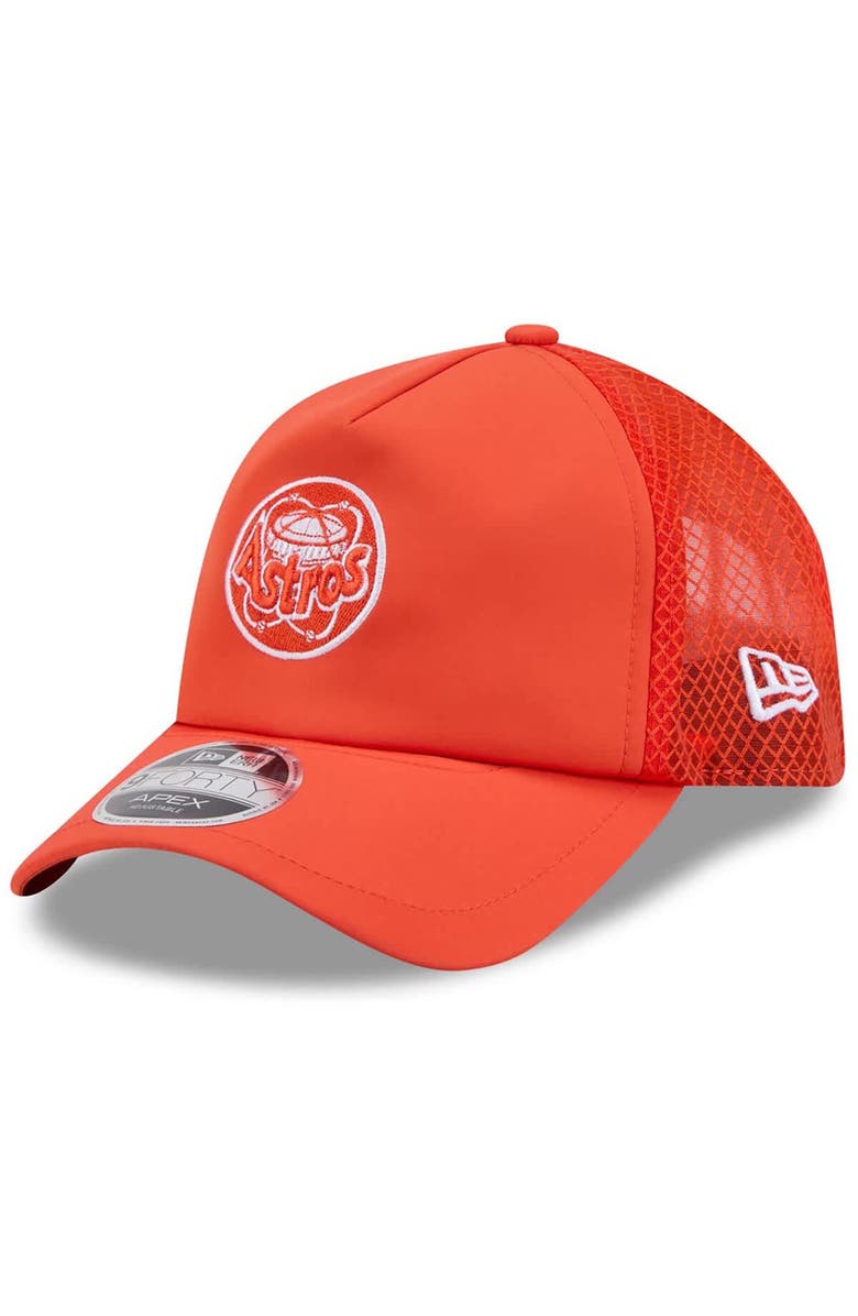 New Era Men's New Era Orange Houston Astros 2026 Batting Practice Alternate Apex 9FORTY Adjustable Hat, Main, color, Orange