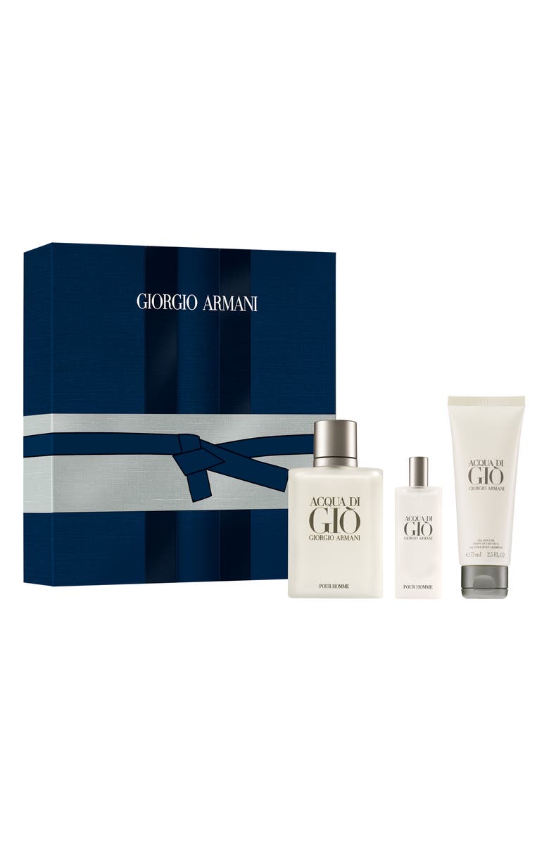 ARMANI beauty Acqua di Gió pour Homme Eau de Toilette Set $140 Value, Main, color, 