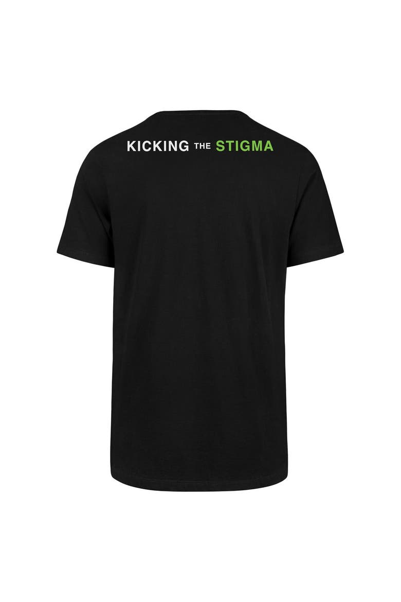 I am Stronger Than My Darkest Days Kicking the Stigma T-Shirt Unisex '47 Black Indianapolis Colts, Alternate, color, Black