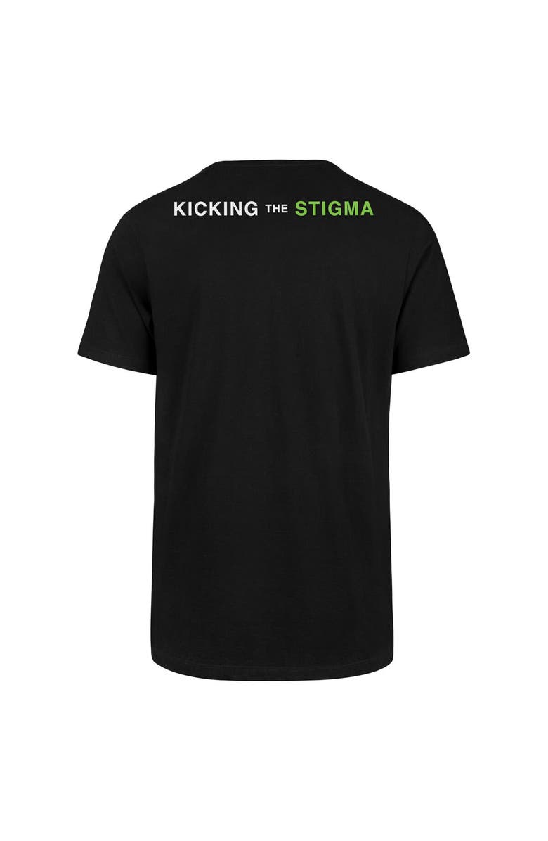 '47 I am Stronger Than My Darkest Days Kicking the Stigma T-Shirt Unisex '47 Black Indianapolis Colts, Alternate, color, Black