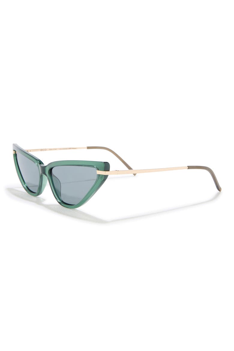 Seiland 57mm Cat Eye Sunglasses, Alternate, color, GREEN