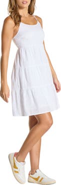 WISHLIST Spaghetti Strap Cotton Minidress
