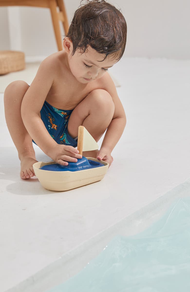 PlanToys<sup>®</sup> Sailboat Toy, Alternate, color, Assorted