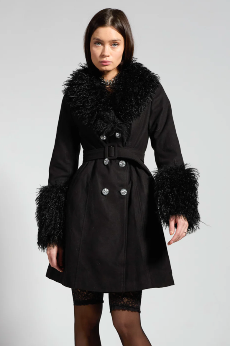 ICONIC  SPARKL TRENCH, Alternate, color, Black