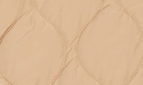 Steve Madden Onion Quilt Jacket In Toffee
