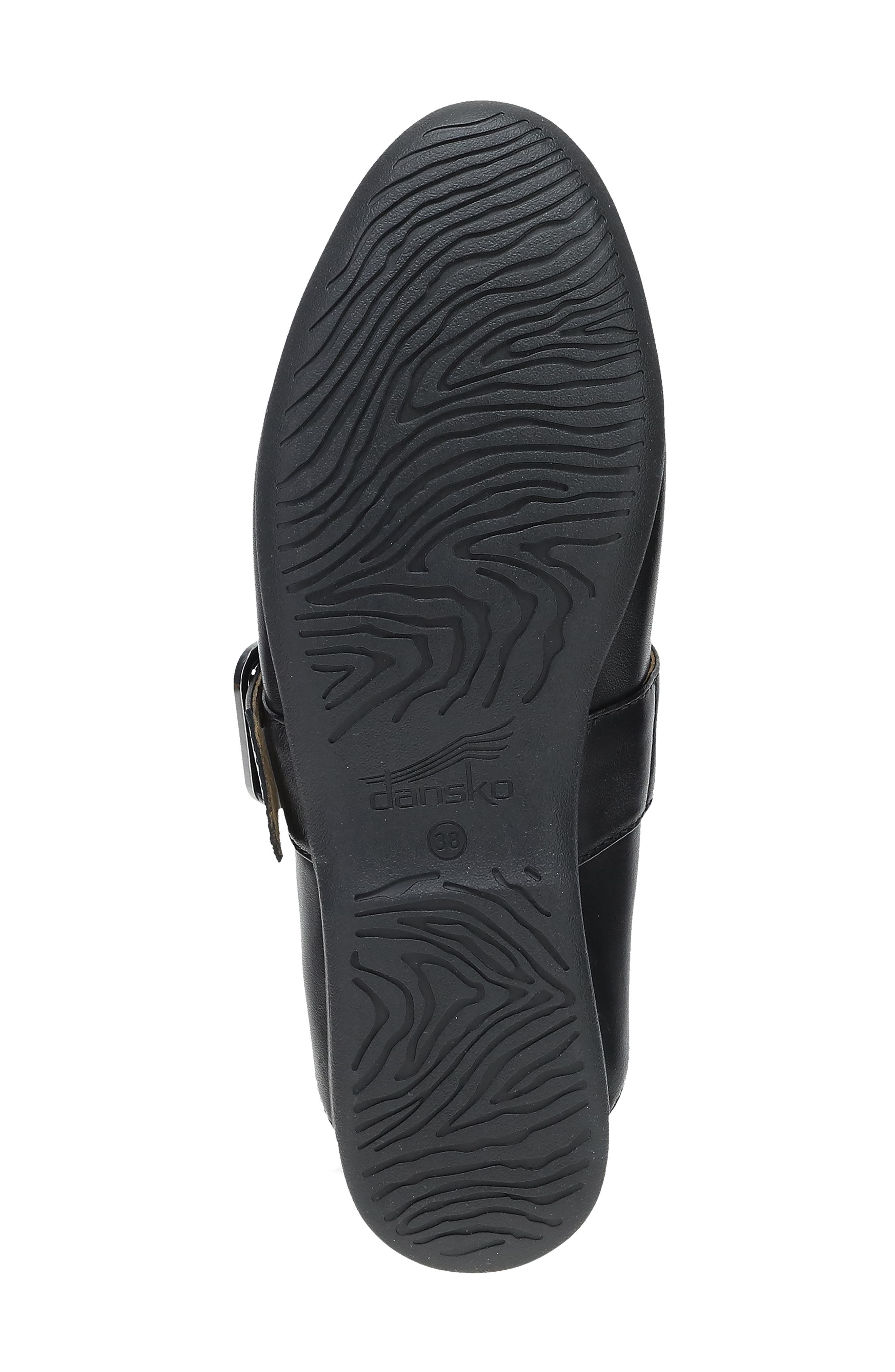 Dansko Lotus Mary Jane Mule, Alternate, color, Black Nappa